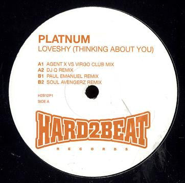 Platnum (3) : Loveshy (Thinking About You) (12", Ltd, Promo)