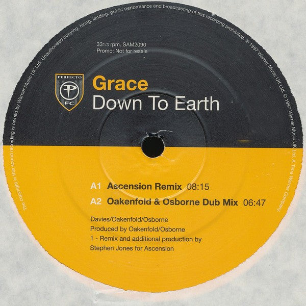 Grace : Down To Earth (2x12", Promo)