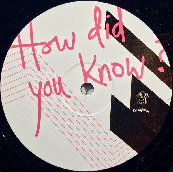 Kurtis Mantronik Presents Chamonix : How Did You Know (77 Strings) (Promo 2) (12", Promo)