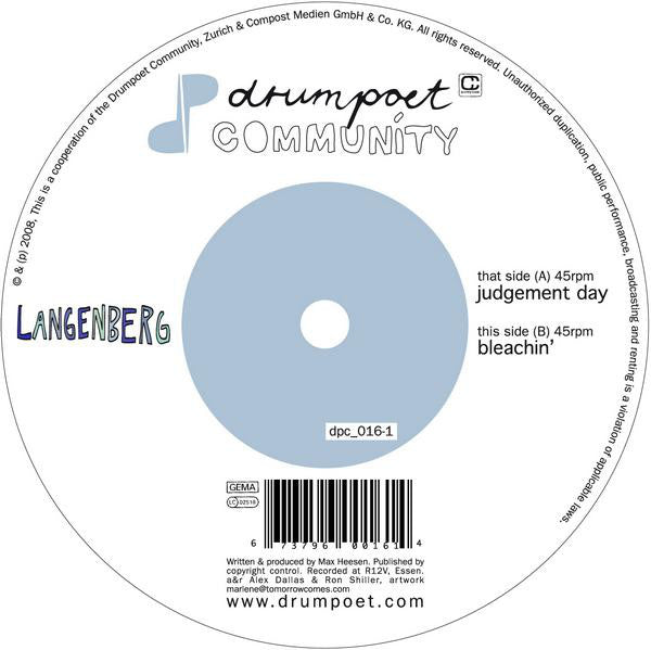 Langenberg : Judgement Day (12")