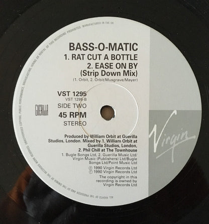 Bassomatic : Ease On By (12", Single)