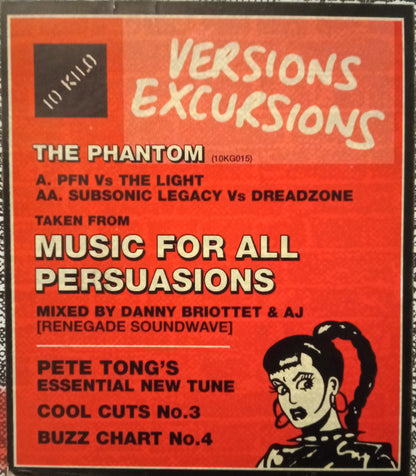 Renegade Soundwave : The Phantom (Versions Excursions) (12")