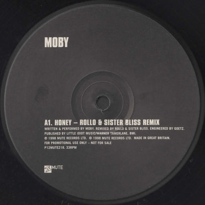 Moby : Honey (12", Single, Promo)