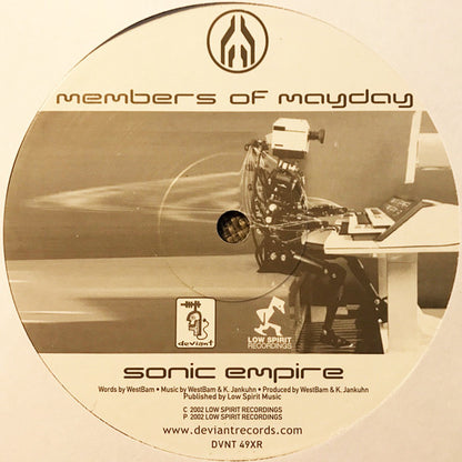 Members Of Mayday : Sonic Empire (12", Promo)