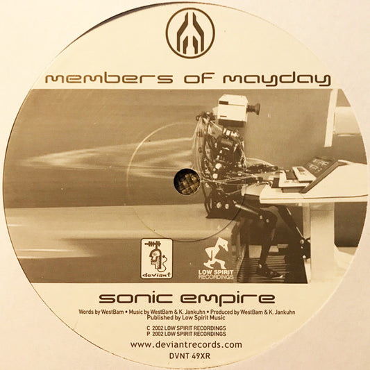 Members Of Mayday : Sonic Empire (12", Promo)