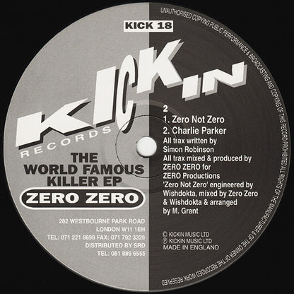 Zero Zero : The World Famous Killer EP (12", EP)
