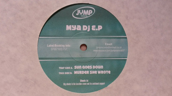 Mya DJ : Mya DJ E.P (12")