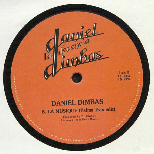 Daniel Dimbas, La Diferencia : La Diferencia Edits (12")