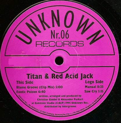 Titan & Red Acid Jack : Untitled (12")