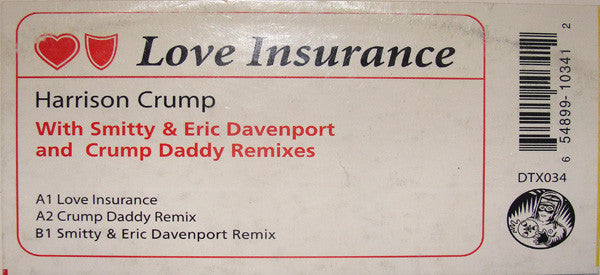 Harrison Crump : Love Insurance (12")