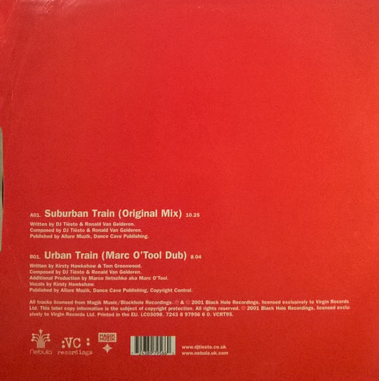 DJ Tiësto : Urban Train (12", Single)