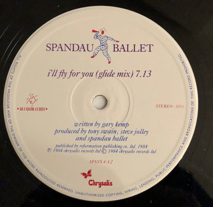Spandau Ballet : I'll Fly For You (12", Single)