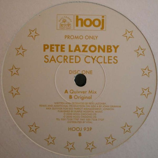Pete Lazonby : Sacred Cycles (12", Promo, One)