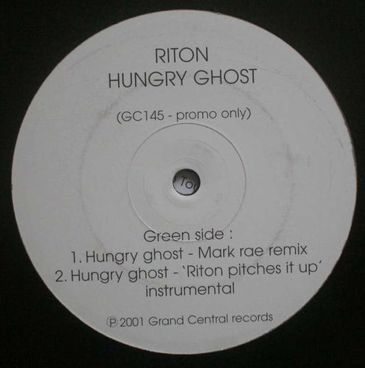 Riton : Hungry Ghost (12", Promo)