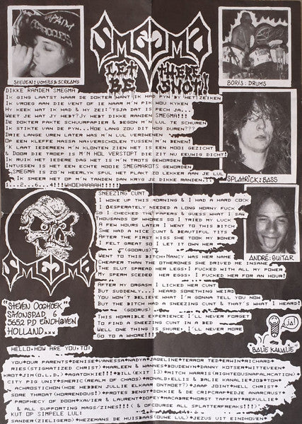 Smegma (5) / Agathocles :  Let There Be Snot! / Agathocles  (7", RP)