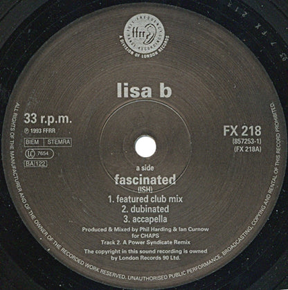 Lisa B : Fascinated (12")