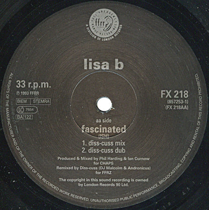 Lisa B : Fascinated (12")