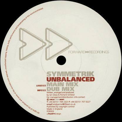 Symmetrik : Unbalanced (12")