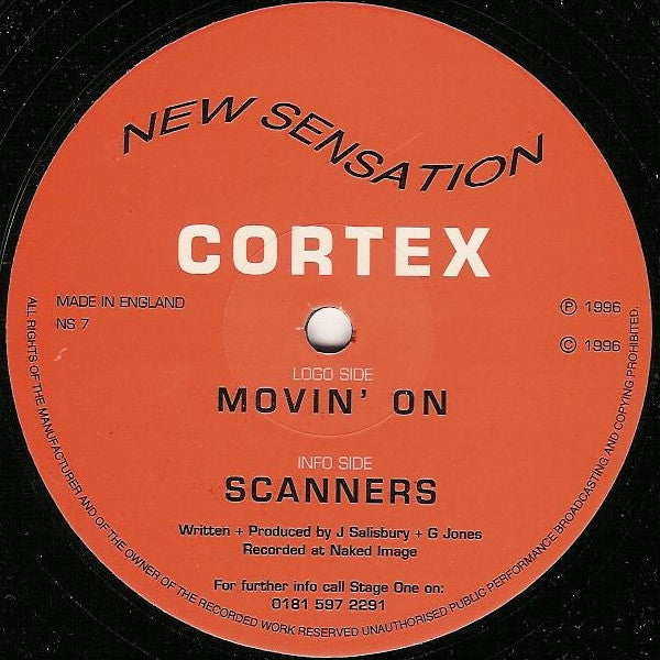 Cortex : Movin' On / Scanners (12")