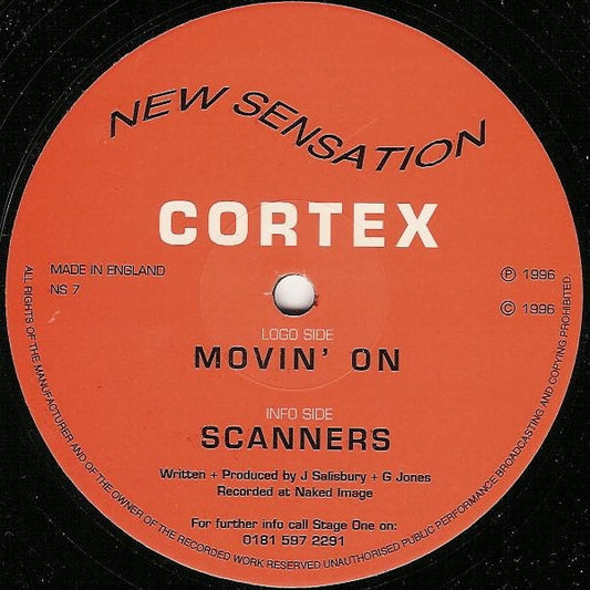 Cortex : Movin' On / Scanners (12")
