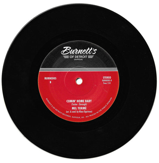 Solomon Burke / Mel Tormé : Cry To Me / Comin' Home Baby (7", Single)