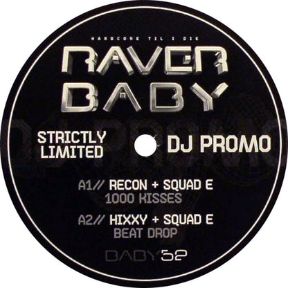 Recon* + Squad E* + Hixxy : 1000 Kisses / Beat Drop / Power Of Love / Come Alive (12", Ltd, Promo)