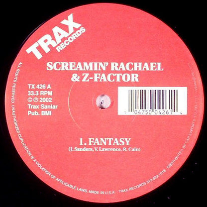 Screamin' Rachael & Z-Factor : Fantasy (12", RE)