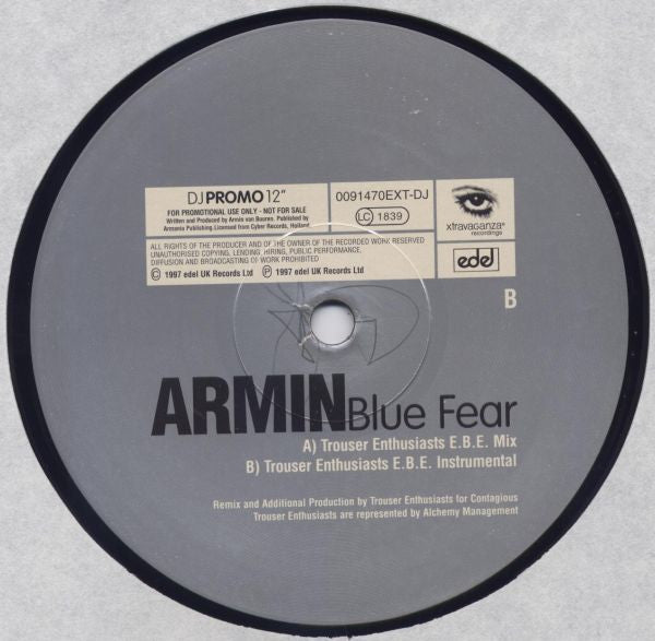 Armin* : Blue Fear (12", Promo)