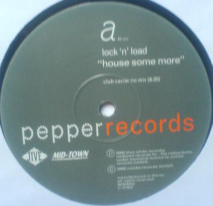 Lock 'N Load : House Some More (12", Promo)