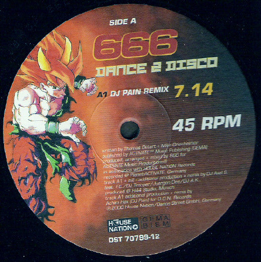 666 : Dance 2 Disco (12")