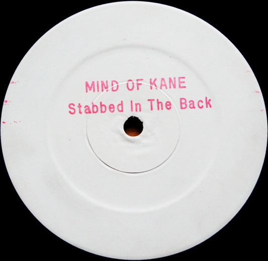 Mind Of Kane : Stabbed In The Back (12", W/Lbl, Sta)
