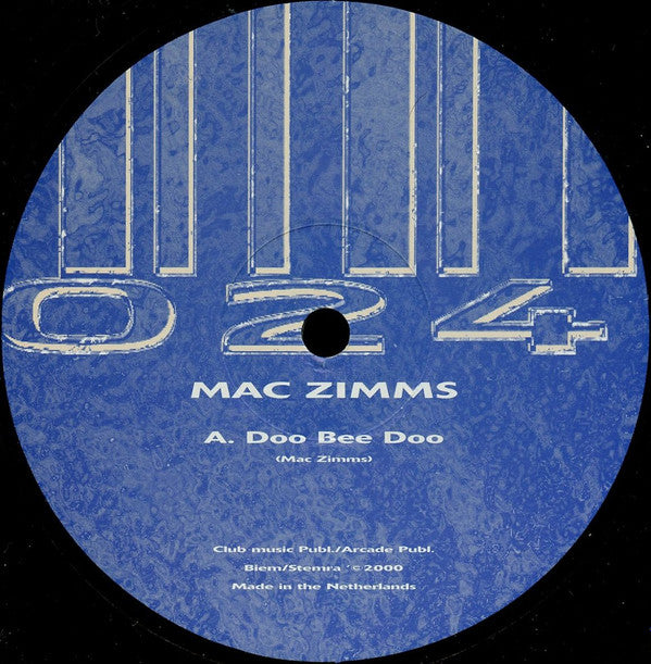 Mac Zimms : Doo Bee Doo (12")