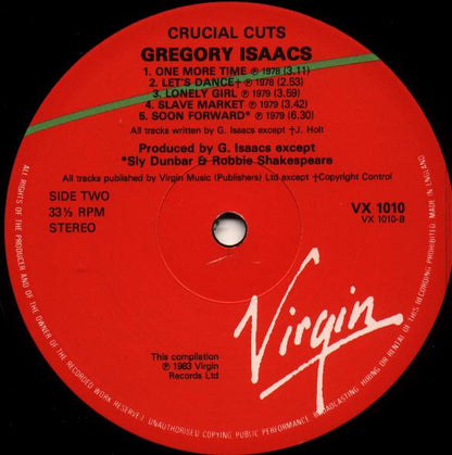 Gregory Isaacs : Crucial Cuts (LP, Comp)