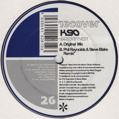 K90 : Dreamer (12", One)