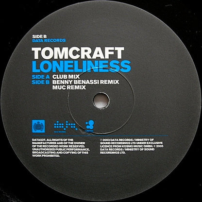 Tomcraft : Loneliness (12")