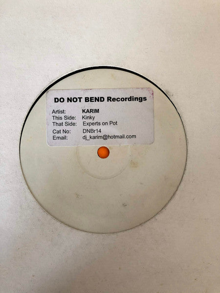 Karim Lamouri : Kinky / Experts On Pot! (12", W/Lbl, Sti)