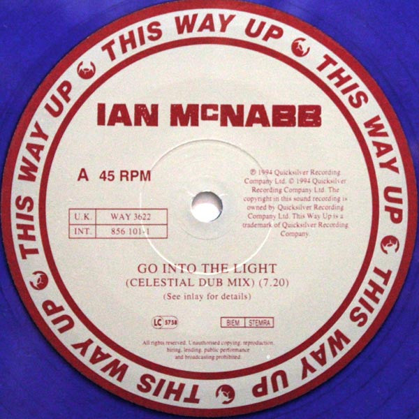 Ian McNabb : Go Into The Light (12", Ltd, Num, Blu)