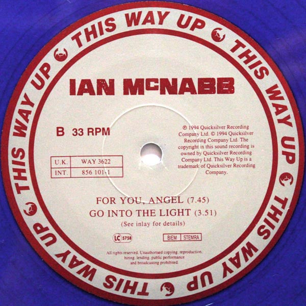 Ian McNabb : Go Into The Light (12", Ltd, Num, Blu)