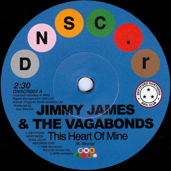 Jimmy James & The Vagabonds / Sonya Spence : This Heart Of Mine / Let Love Flow On (7", Single)
