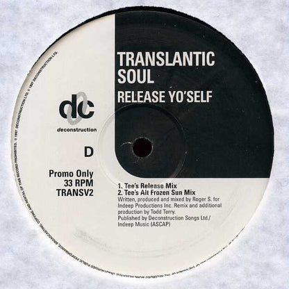 Translantic Soul* : Release Yo'Self (2x12", Promo)
