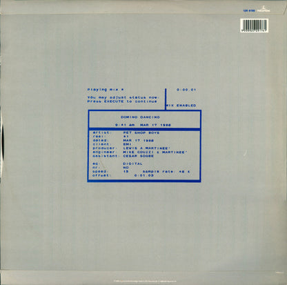 Pet Shop Boys : Domino Dancing (12", Single)