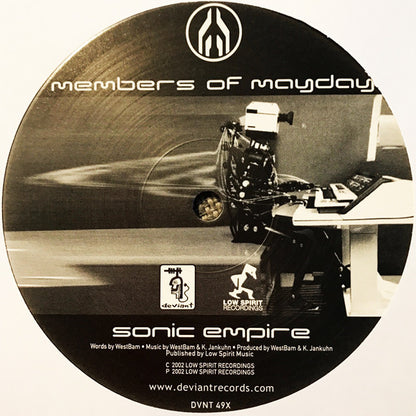 Members Of Mayday : Sonic Empire (12", Promo)