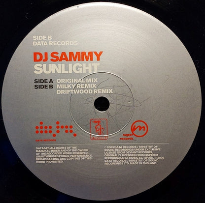 DJ Sammy : Sunlight (12")