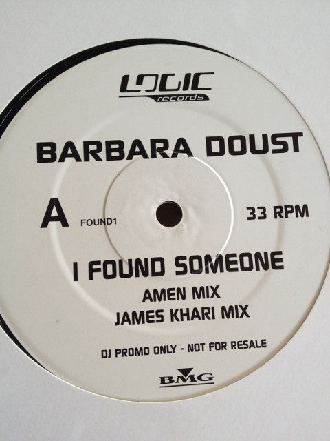 Barbara Doust : I Found Someone (12", Promo)