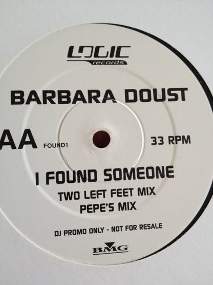 Barbara Doust : I Found Someone (12", Promo)