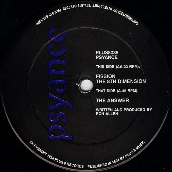 Psyance : The Answer (12")
