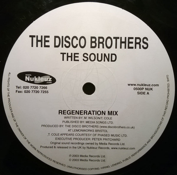 The Disco Brothers : The Sound (12")