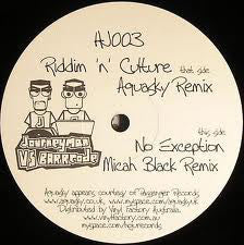 Journeyman vs Barrcode : Riddim 'N' Culture / No Exception (Remixes) (12")