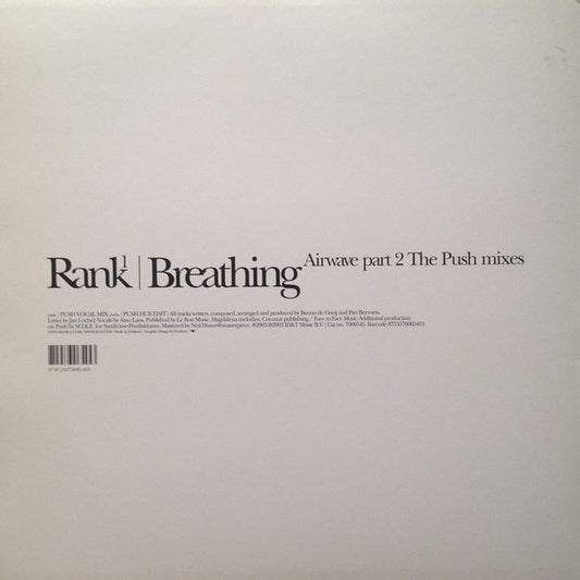 Rank1* : Breathing Airwave Part 2 The Push Mixes (12")
