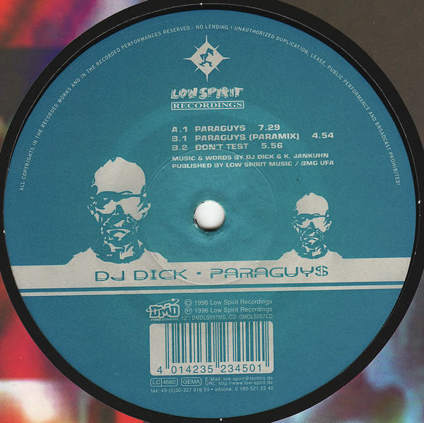 DJ Dick : Paraguys (12")
